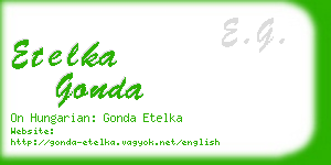 etelka gonda business card